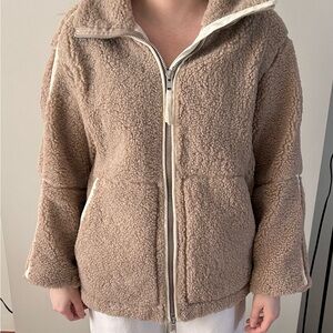 H&M Tan Teddy Jacket
